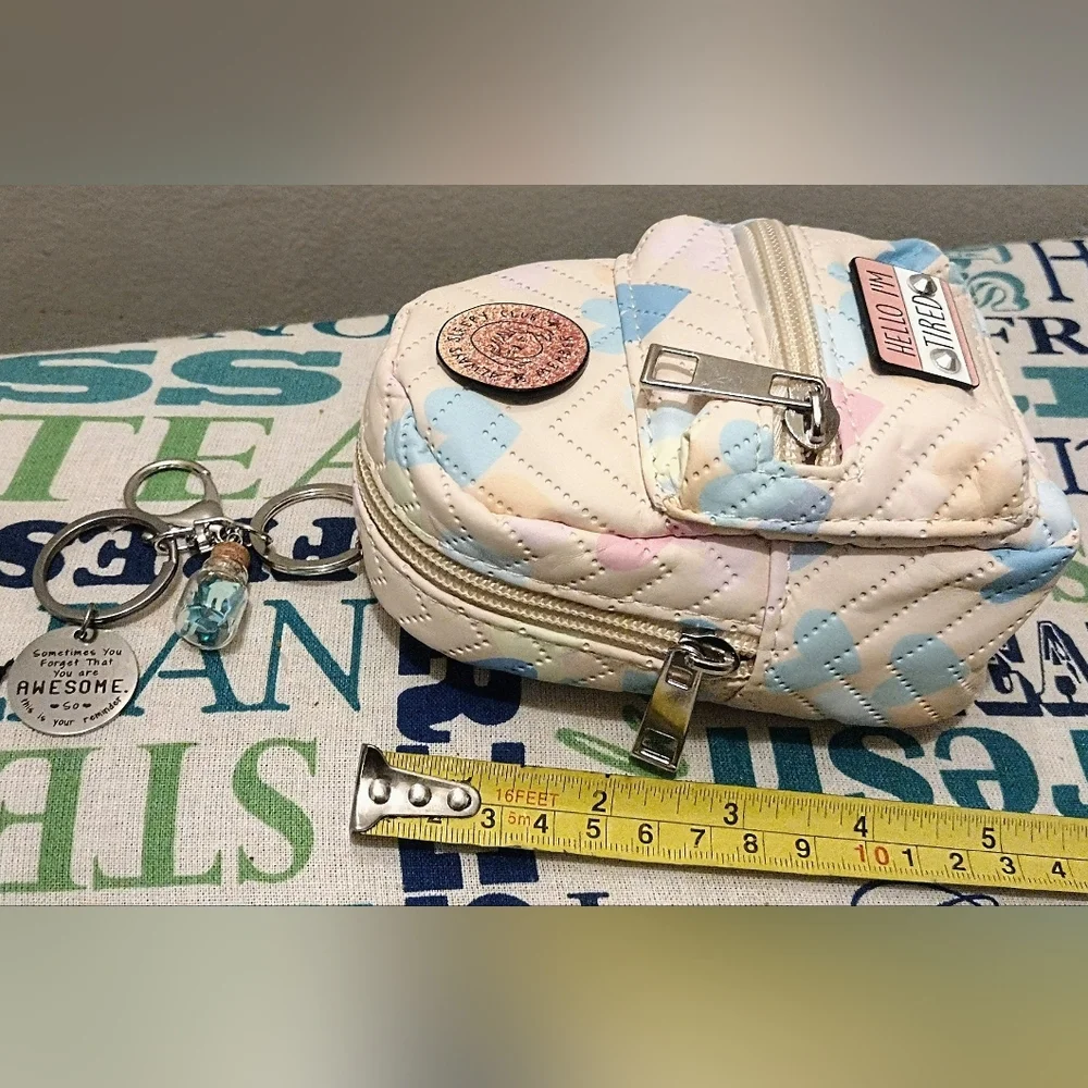 Mini Book Bag Key Chain - Picture 6 of 13